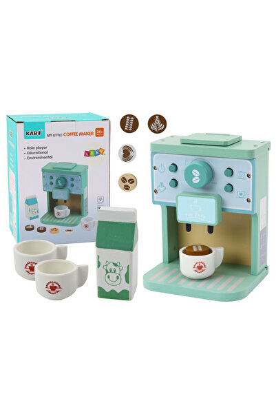LEAN Set de cafetiere din lemn, electrocasnice, cești, lapte