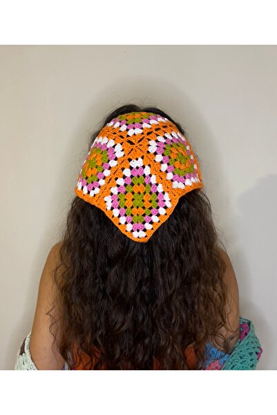 Ra Design store Colorful Patterned Hand-Knitted Bandana