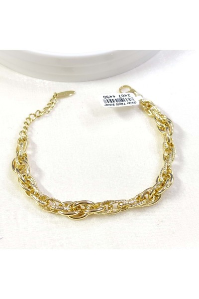 Güler Yüzlü Silver XUPING HALLOW HALKALI BİLEKLİK GOLD 18+4 CM