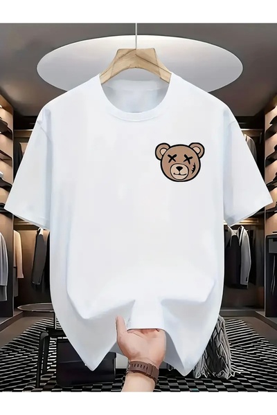 FUFLUNS TRIOC OVERSIZE CU GÂRĂ BICICLETA CU IMPRIMARE URȘULĂ