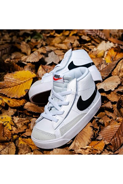Nike blazer mid 77 (TD) unisex çocuk cırtlı ayakkabı