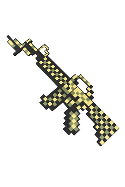 REZZOSS لعبة مسدس رشاش بكسل بطول 62 سم، مصنوع من إسفنج EVA، مناسب للأطفال، بت...