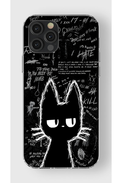 moonset Iphone 12 Pro Max Uyumlu Baskılı Yumuşak Silikon Şeffaf Telefon Kılıfı