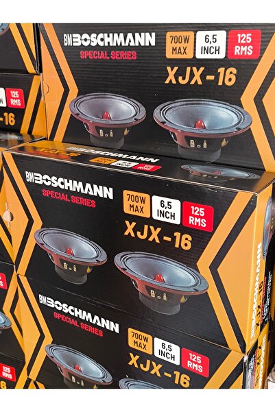 patili tasarım BOSCHMANN 16 cm Midrange Hoparlör Takım Kurşun Göbek Kirmizi Kasa