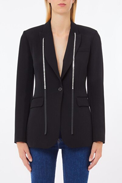 liu.jo Taş Şerit Detaylı Blazer Ceket