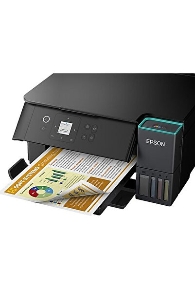 EPSON EcoTank L4360 Wi-Fi DUBLEX (Çift Taraflı) Tanklı Yazıcı+Tarayıcı Fotoko...