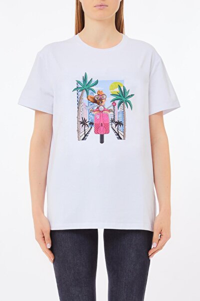 liu.jo Beyaz Baskılı T-shirt