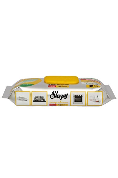 Sleepy Easy Clean Kitchen Wet Cleaning Wipes Degreaser with Active Foam – 30 ...