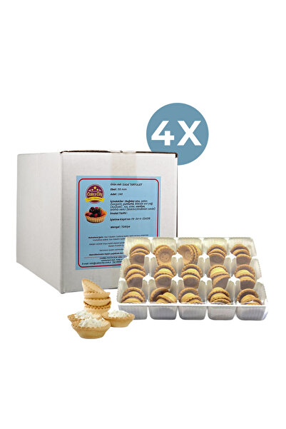 Bilmlt TARTOLET HAMURU TATLI (60 ADET) X 4 ADET