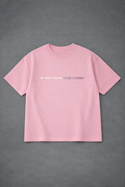 LORVEX T-Shirt Oversized Unisex 100% Cotton Comfortable Fit Then When Printed