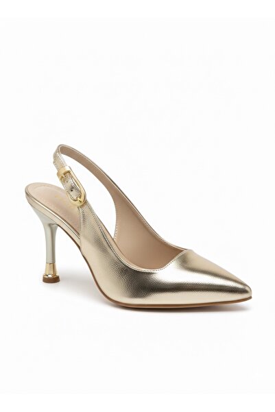 HVZ Exclusive Gold Women's High Heel Shoes (8cm) Engagement, Promise, Wedding...