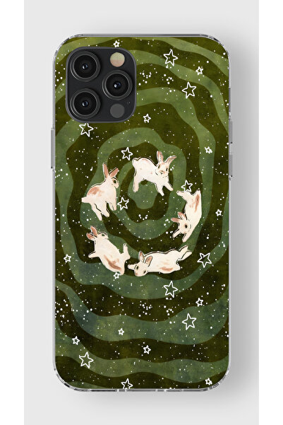 moonset Iphone 12 Pro Max Uyumlu Baskılı Yumuşak Silikon Şeffaf Telefon Kılıfı