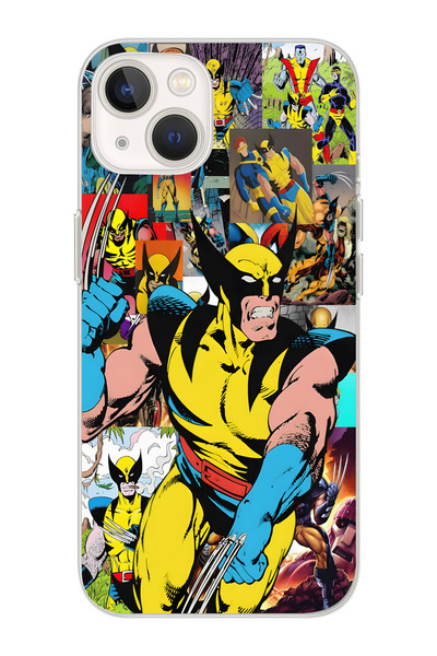 moonset Iphone 13 Uyumlu Baskılı Yumuşak Silikon Şeffaf Telefon Kılıfı