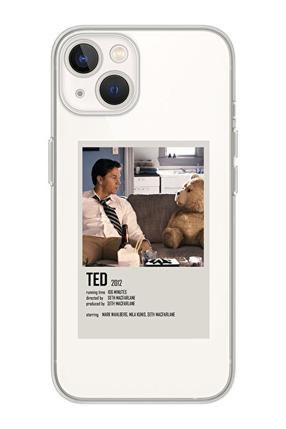 moonset Iphone 15 Uyumlu Baskılı Yumuşak Silikon Şeffaf Telefon Kılıfı