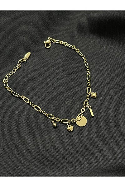 ROYKA Xuping Gold Color Luck Hearted Gift Stylish Bracelet Steel 16 cm