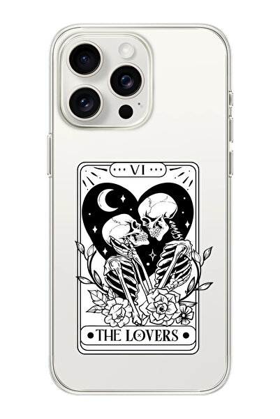 moonset Iphone 14 Pro Max Uyumlu Baskılı Yumuşak Silikon Şeffaf Telefon Kılıfı