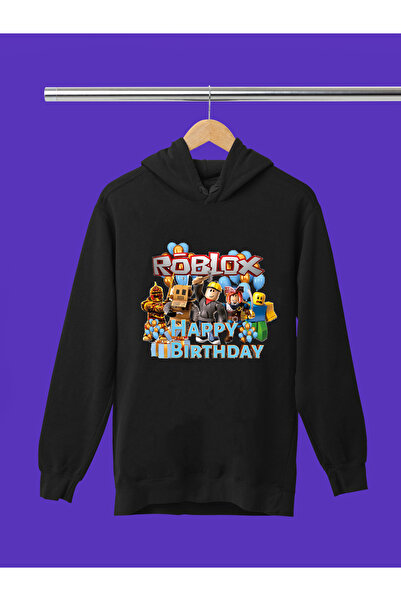 MAGORS SWEATSHIRT CU GLUGĂ PENTRU BĂIEȚI, IMPRIMAT ROBLOX, 3 fire, CALITATE, ...