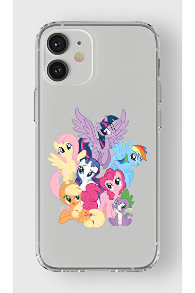 moonset Iphone 12 Mini Uyumlu Baskılı Yumuşak Silikon Şeffaf Telefon Kılıfı