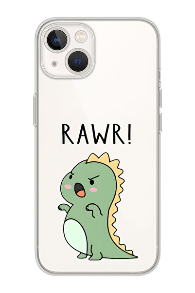 moonset Iphone 15 Uyumlu Baskılı Yumuşak Silikon Şeffaf Telefon Kılıfı