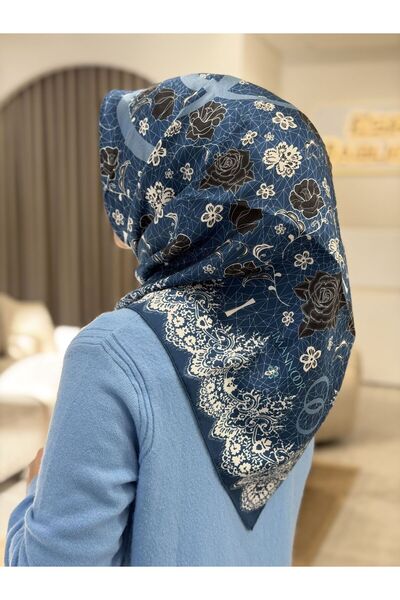 Imannoor TWİLL İPEK EŞARP ÇİFT TARAFLI