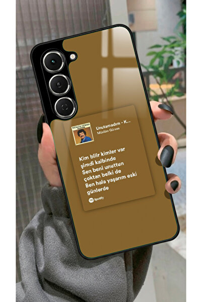 TECNO Spark 40 Pro Uyumlu Müslüm Gürses Şarkı Sözü Tasarımlı Glossy Premium K...