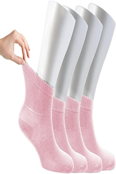 Ozzy Socks 4 perechi de șosete de damă din bambus, fără elasticitate, care nu...