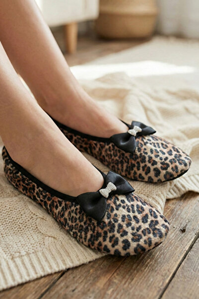 Mijja أحذية منزلية مخملية بفيونكة مزخرفة، هدية يومية، هدية الحج والعمرة، أحذي...