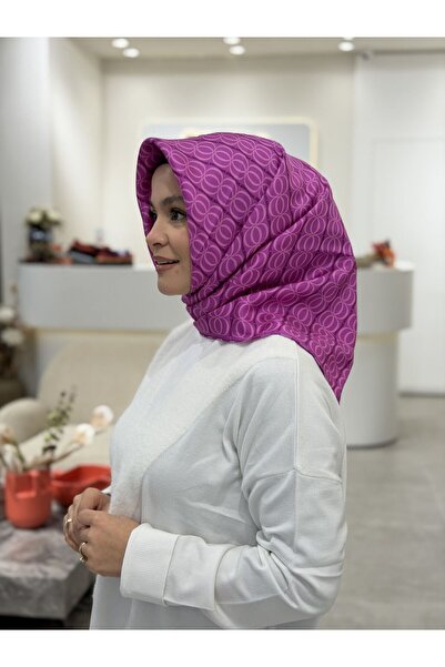 Imannoor وشاح حريري تويل