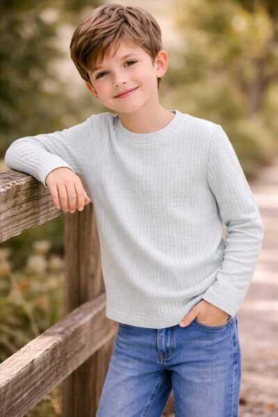 krm kerem bebe Детски боди с дълги ръкави и ребра, унисекс