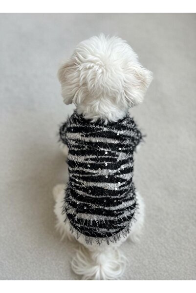 For a Fur Zebra Patterned Hedgehog Dog Sweater Dog T-Shirt