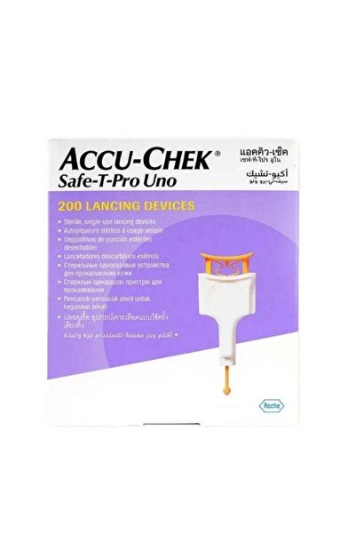 Accu Chek Accu-Chek Safety Pro Uno Lancets - 200 Pieces