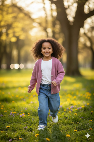 SONGÜLBERİK Girl's Knitwear Cardigan