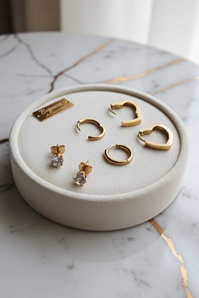 Begonia Accessories Stainless Steel Tarnish-Free Allergy-Free Vip Steel Earrings