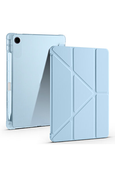 Ceponya Lenovo Tab TB-311FU Tablet Kılıf Kalem Bölmeli Standlı Lüx Smart Cover