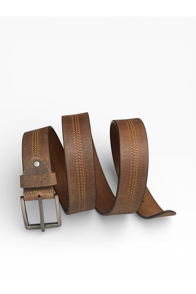 G-Atlantic Men’s 100% Genuine Leather Belt | Classic Matte Buckle | Durable &...