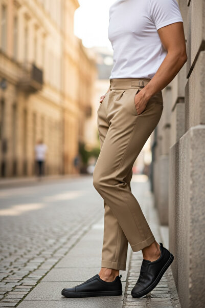 NOVEZA Men's Genuine Leather Black Nubuck Sneaker – Casual Comfortable Shoes