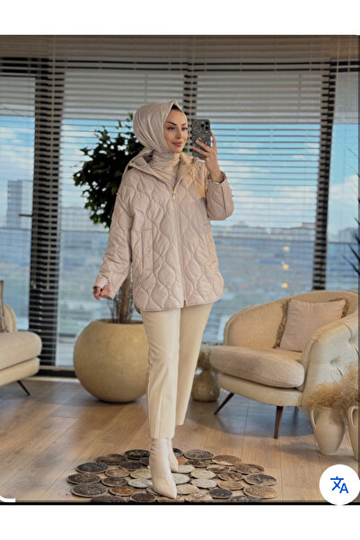 İkoll Kapişonlu kapitone Mont