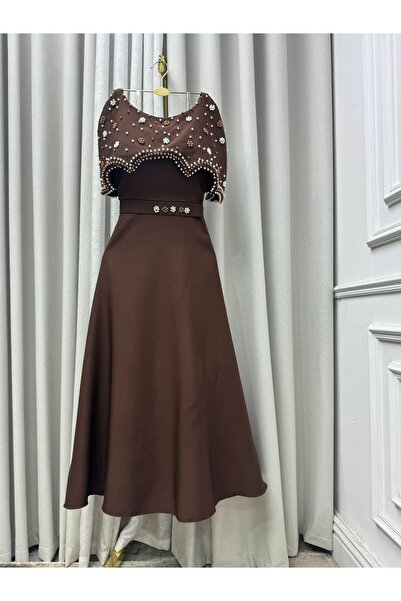 AMASEA short brown two-piece dress LOL