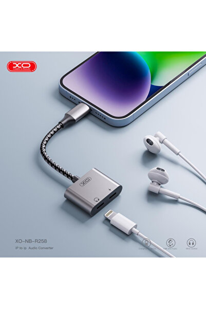 Xo Çift Lightning Çıkışlı iPhone ve iPad Uyumlu 2 in 1 Kulaklık ve Şarj Dönüş...