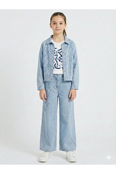 nk kids Girl's 3-Piece Top and Bottom Combination Set 8-14 Years Set0498