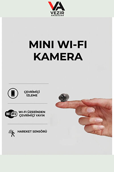 BUFFER®PX Ultra Mini Gözetleme Wi-Fi Kamera | 120° Geniş Açı • Ses Kayıt • Mo...