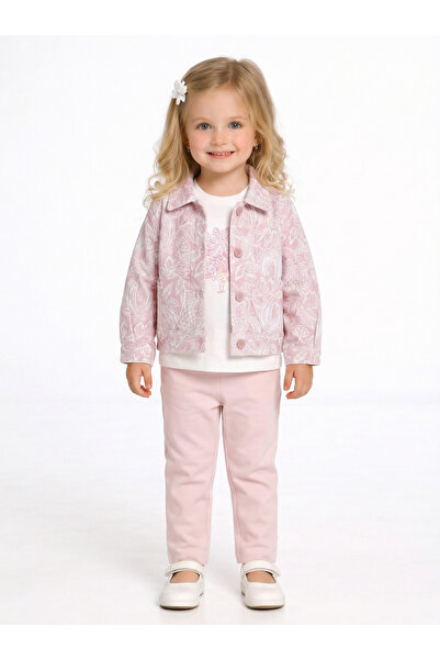 nk kids Girl's 3-Piece Top and Bottom Combination Set 1-4 Years Old Set0518