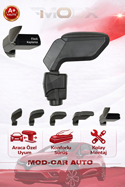 MODxAUTO RENAULT CLİO 4 2012+ ARACA ÖZEL ÜRETİM KOL DAYAMA (KOLÇAK) VİDASIZ A+