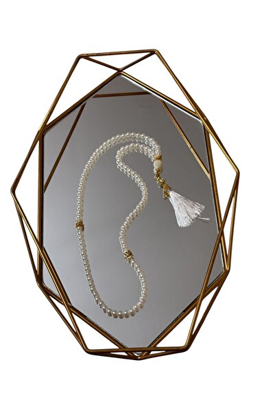 GümüşAVM 99'Lu سبحة صلاة فاخرة من اللؤلؤ كهدية