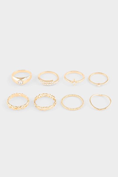 DeFacto Women's 7-Piece Ring G4496Axns