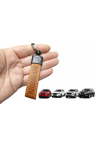 STİLİX GARAGE Συμβατό μπρελόκ από συνθετικό δέρμα με σχέδιο Nissan – Κομψός σ...