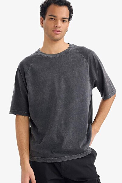 DeFacto 100% Cotton Loose Fit T-Shirt G4430Ax25Wn