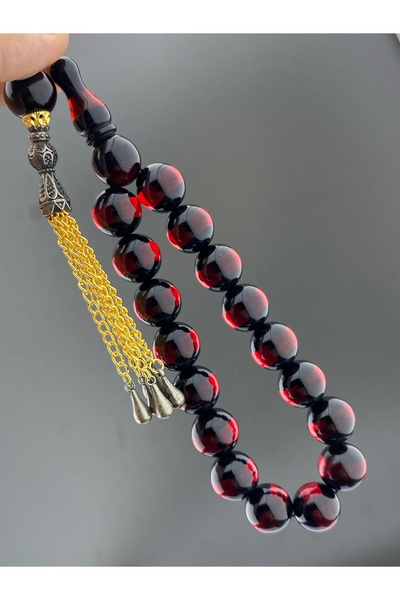 Tesbih Store Men's Sürmeli Maskot Boy Sürmeli Dust Amber Special Tassel Efe T...