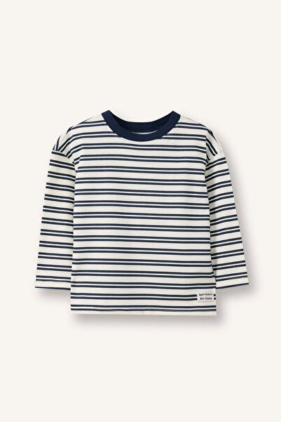 DeFacto Baby Boy Oversized Striped T-Shirt G7476A526Sp