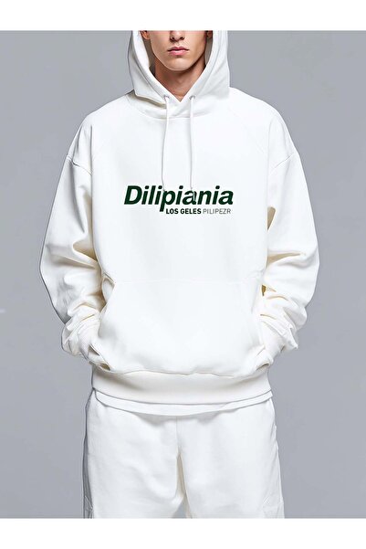 MIXSNOW ديليبيانيا في لوس أنجلوس فليبر - سويت شيرت رجالي مطبوع بغطاء رأس رأس ...